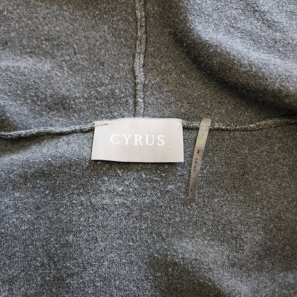 Cyrus gray hooded cardigan - Picture 4 of 10